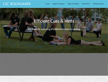 Tablet Screenshot of cscbooksaver.com